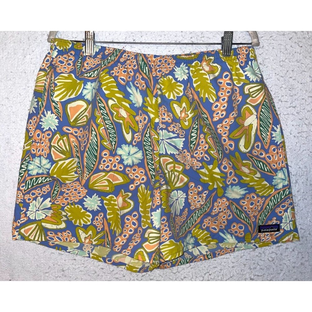 Patagonia Baggies Shorts Mens L Flourish Abundant 5" All Over Print Lined Swim